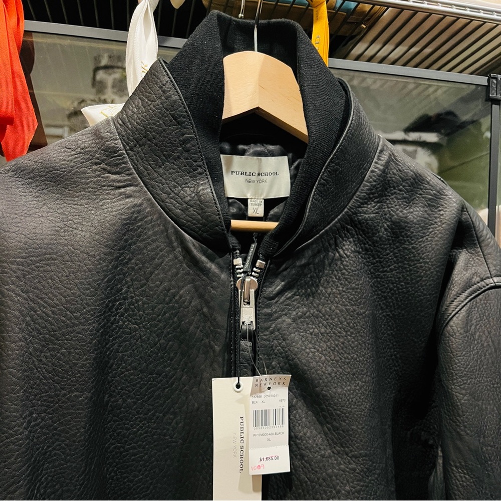 PUBLIC SCHOOL NYC Lamb Leather Jacket